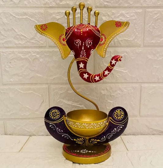 Intricately Crafted Spiritual Decor Ganesha with Tealight Candle Holder 4.8⭐️⭐️⭐️⭐️⭐️ (683) rating